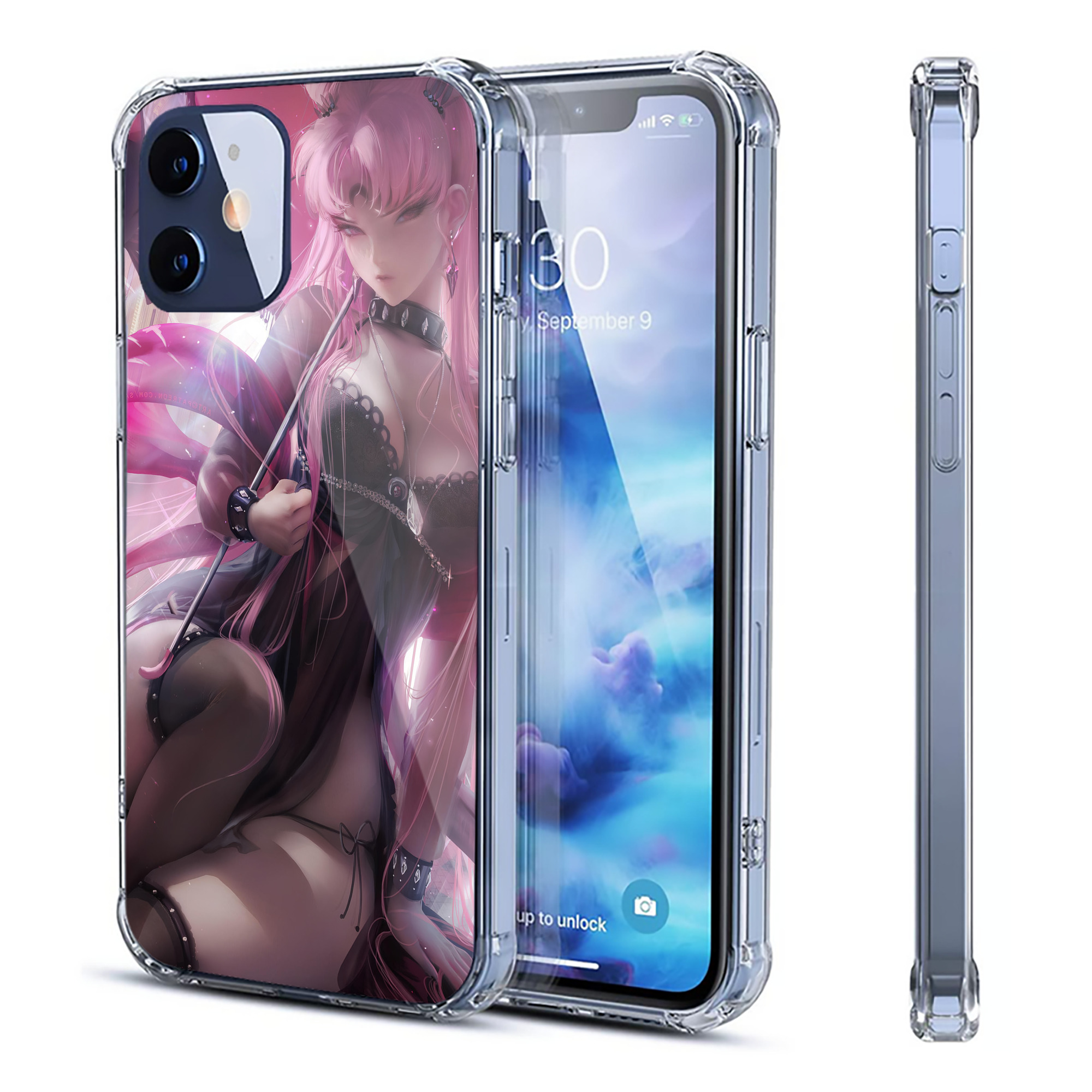 （画像用） 美少女戦士セーラームーン Sailor Moon 【iPhone 12シリーズ対応】透明スマホケース（クリアソフトケース）